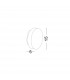 Suite Flush Wall Lamp White Aluminium LED 10W 485Lm 3000K IP54-3