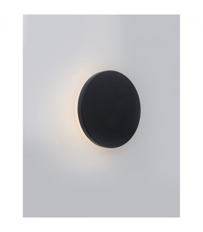 Suite Flush Wall Lamp Black Aluminium LED 10W 1215Lm 3000K IP54-2