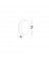Suite Flush Wall Lamp Black Aluminium LED 10W 1215Lm 3000K IP54-3