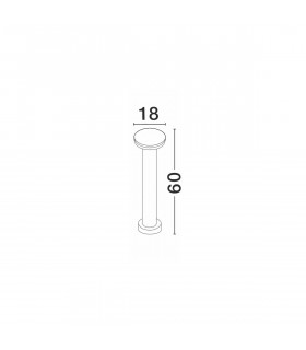 Suite Outdoor Bollard Black Aluminium LED 12W 480Lm 3000K IP54-2
