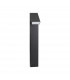 Brigitta Outdoor Bollard Black Aluminium LED 6W 526Lm 3000K IP65-1