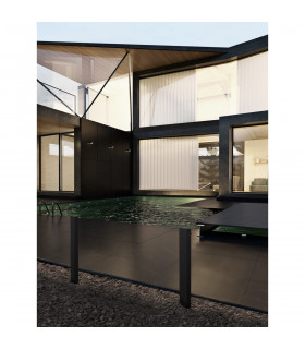 Zelda Outdoor Bollard Black Aluminium LED 6W 301Lm 3000K IP65-2