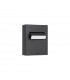 Zelda Outdoor Pedestal Light Black Aluminium LED 6W 342Lm 3000K IP65-1