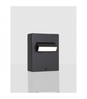 Zelda Outdoor Pedestal Light Black Aluminium LED 6W 342Lm 3000K IP65-2