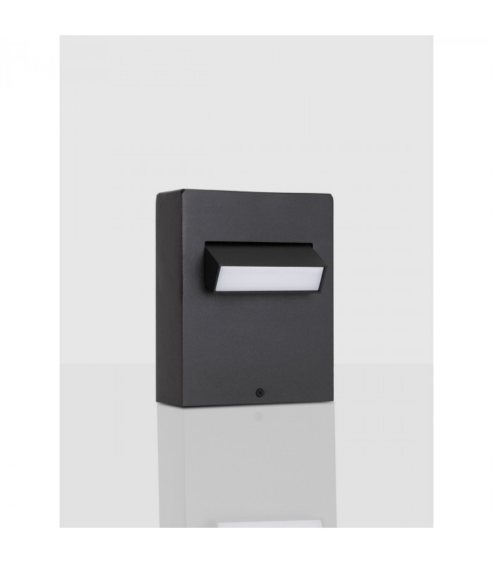 Zelda Outdoor Pedestal Light Black Aluminium LED 6W 342Lm 3000K IP65-3