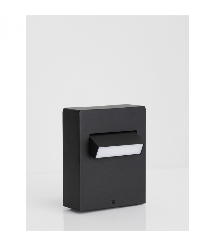 Zelda Outdoor Pedestal Light Black Aluminium LED 6W 342Lm 3000K IP65-4