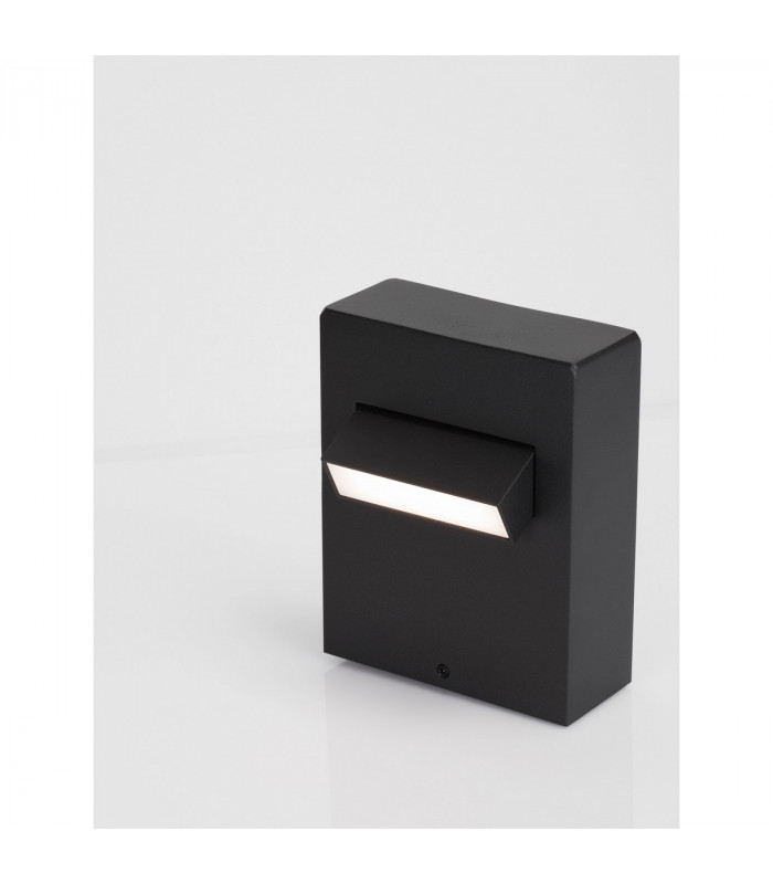 Zelda Outdoor Pedestal Light Black Aluminium LED 6W 342Lm 3000K IP65-5