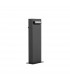 Zelda Outdoor Bollard Black Aluminium LED 9W 600Lm 3000K IP65-1