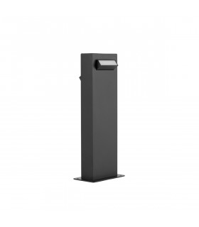 Zelda Outdoor Bollard Black Aluminium LED 9W 600Lm 3000K IP65-1
