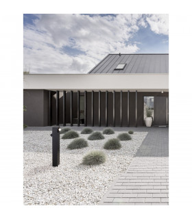 Zelda Outdoor Bollard Black Aluminium LED 9W 600Lm 3000K IP65-2