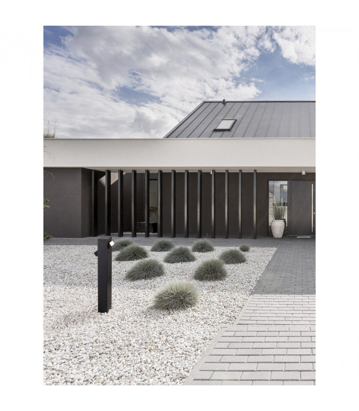 Zelda Outdoor Bollard Black Aluminium LED 9W 600Lm 3000K IP65-2