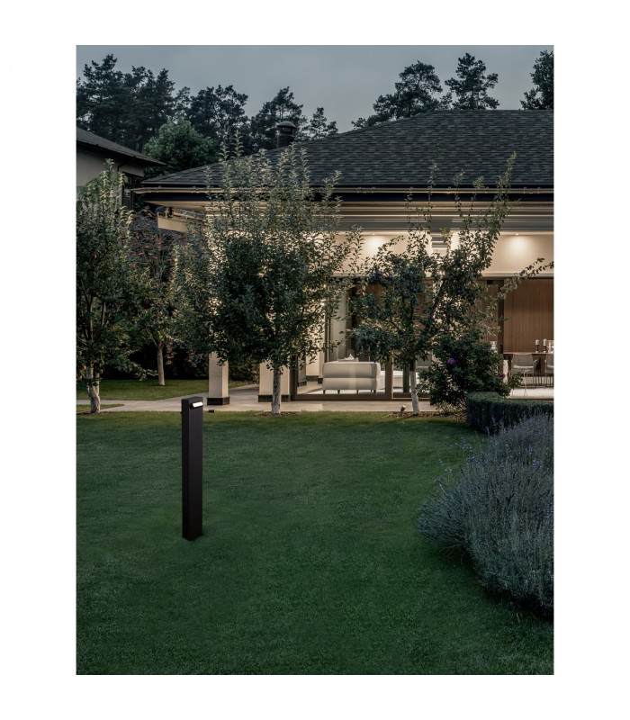 Zelda Outdoor Bollard Black Aluminium LED 9W 571Lm 3000K IP65-2