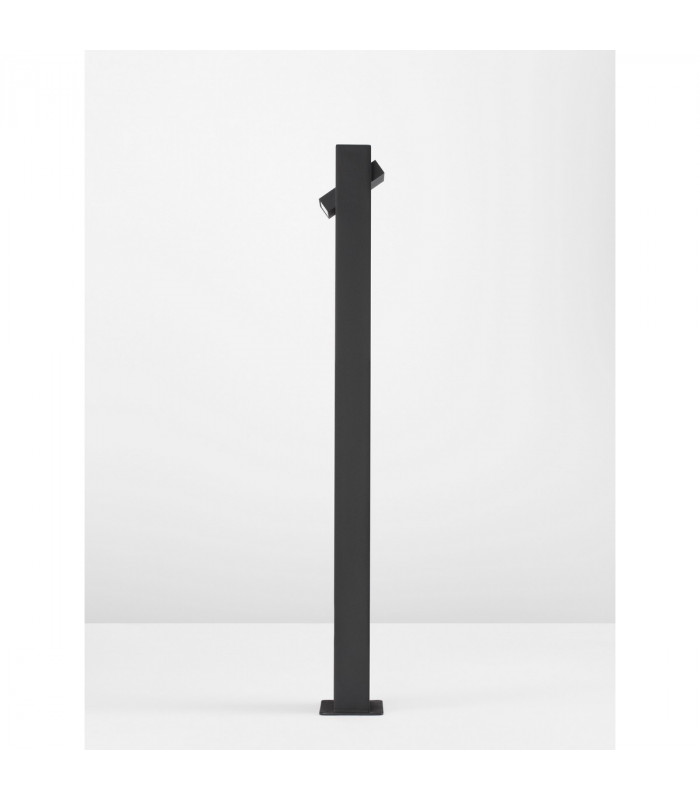 Zelda Outdoor Bollard Black Aluminium LED 9W 571Lm 3000K IP65-8