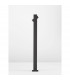 Zelda Outdoor Bollard Black Aluminium LED 9W 571Lm 3000K IP65-9