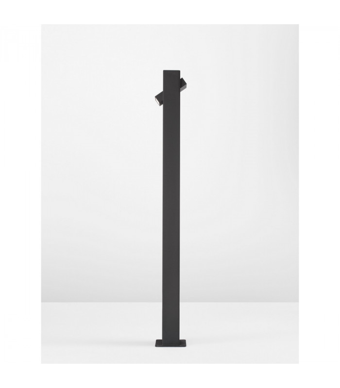 Zelda Outdoor Bollard Black Aluminium LED 9W 571Lm 3000K IP65-9