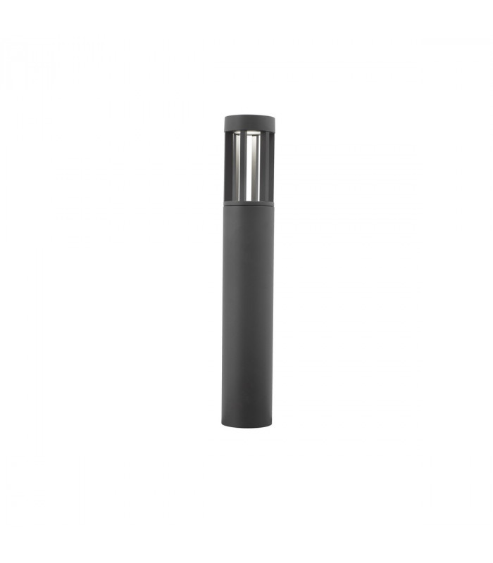Devora Outdoor Bollard Dark Grey Aluminium Glass LED 8W 195Lm 3000K IP54-1