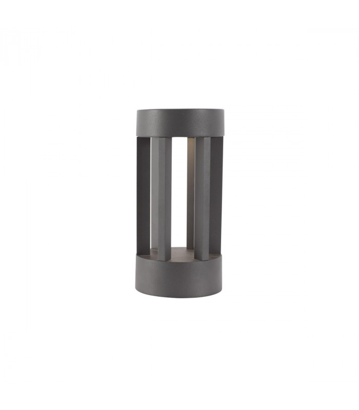 Devora Outdoor Pedestal Light Dark Grey Aluminium Glass LED 8W 195Lm 3000K IP54-1