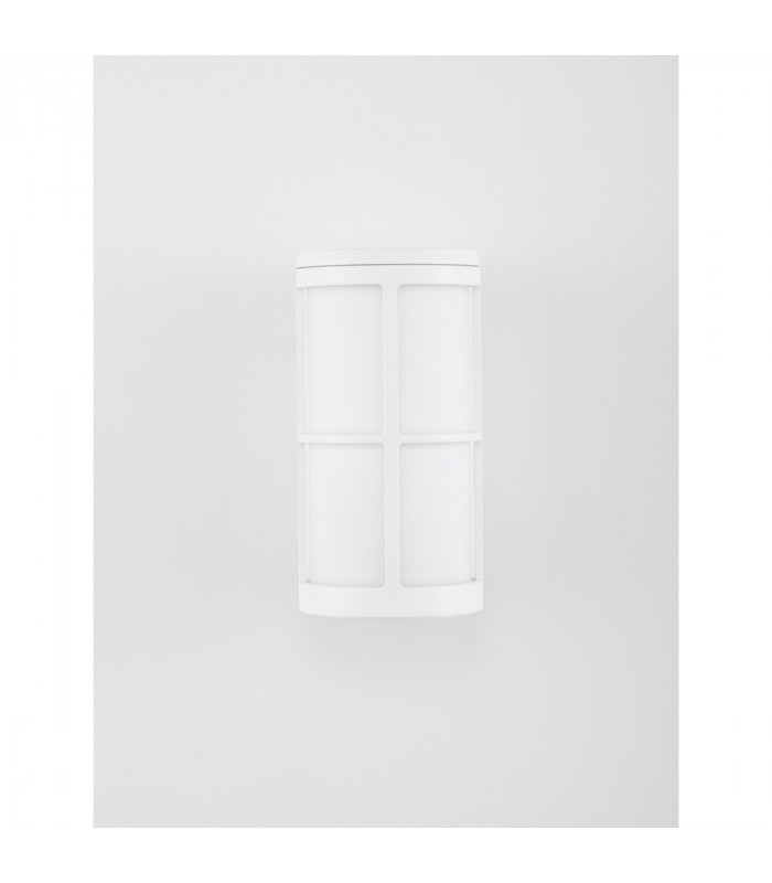 Stone Outdoor Wall Lantern White Aluminium LED E27 IP54-3