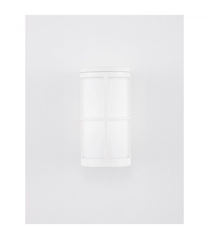 Stone Outdoor Wall Lantern White Aluminium LED E27 IP54-4