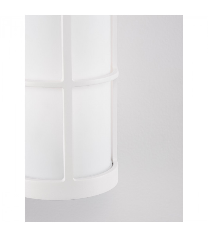 Stone Outdoor Wall Lantern White Aluminium LED E27 IP54-6