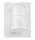 Stone Outdoor Wall Lantern White Aluminium LED E27 IP54-7
