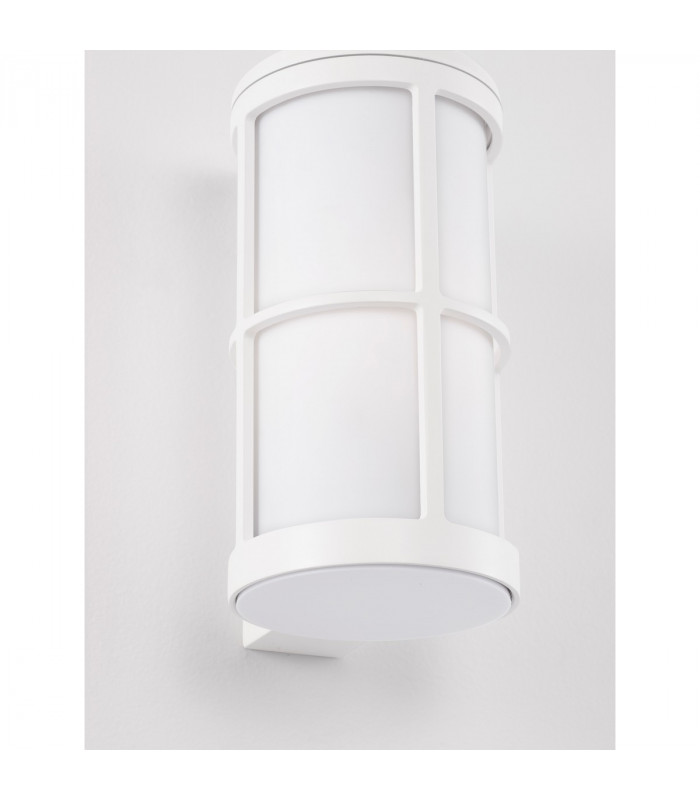Stone Outdoor Wall Lantern White Aluminium LED E27 IP54-7