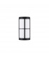 Stone Outdoor Wall Lantern Black Aluminium LED E27 IP54-1
