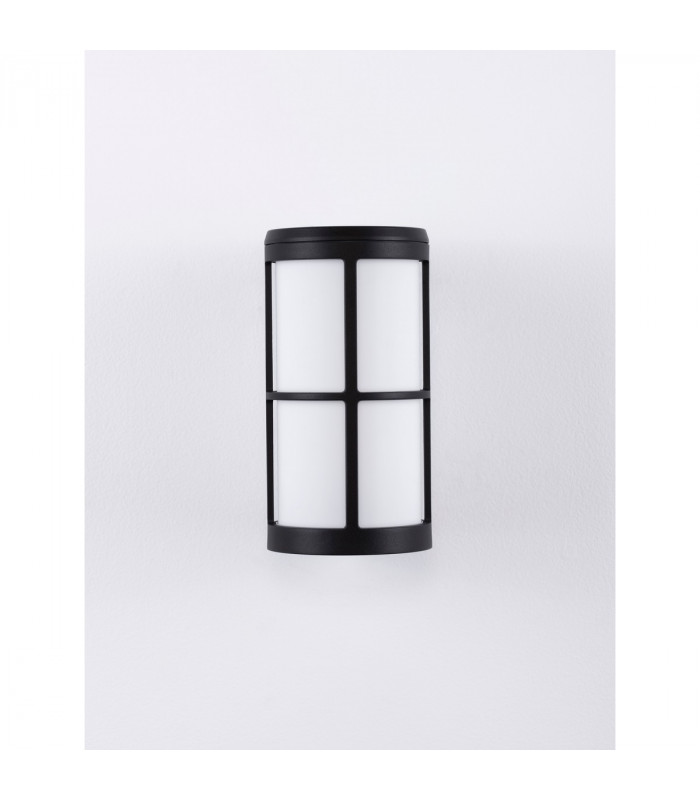 Stone Outdoor Wall Lantern Black Aluminium LED E27 IP54-3