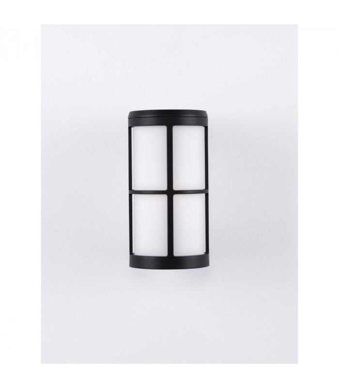 Stone Outdoor Wall Lantern Black Aluminium LED E27 IP54-4