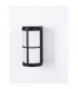 Stone Outdoor Wall Lantern Black Aluminium LED E27 IP54-6