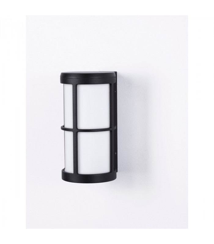 Stone Outdoor Wall Lantern Black Aluminium LED E27 IP54-6