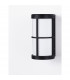 Stone Outdoor Wall Lantern Black Aluminium LED E27 IP54-7