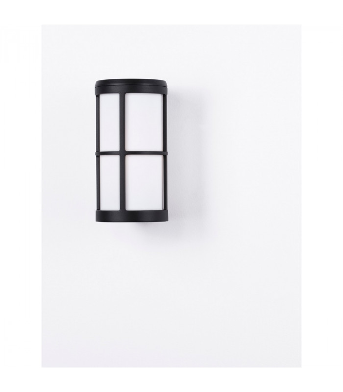 Stone Outdoor Wall Lantern Black Aluminium LED E27 IP54-8