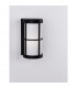 Stone Outdoor Wall Lantern Black Aluminium LED E27 IP54-10