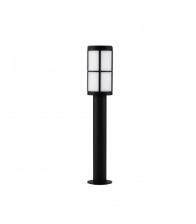 Stone Outdoor Bollard Black Aluminium LED E27 IP54-1