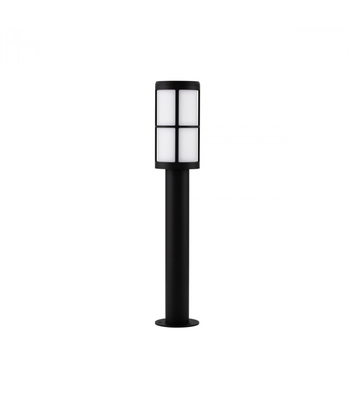 Stone Outdoor Bollard Black Aluminium LED E27 IP54-1
