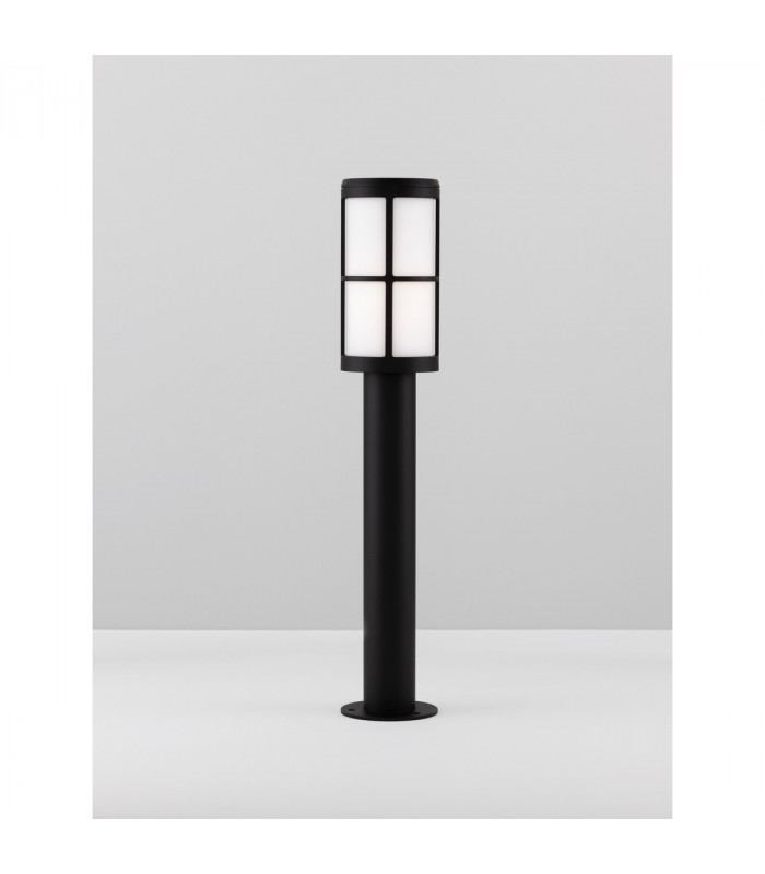 Stone Outdoor Bollard Black Aluminium LED E27 IP54-4