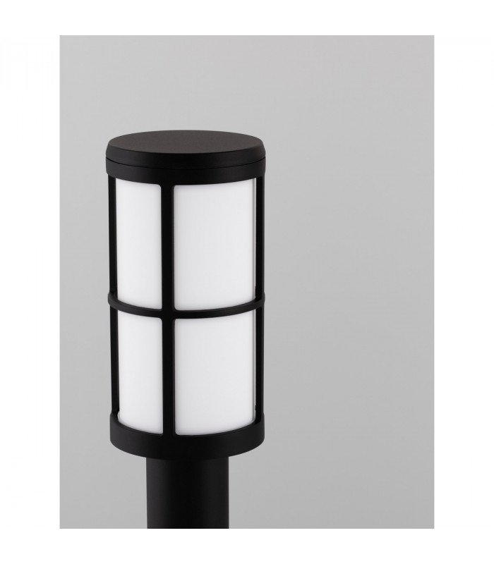 Stone Outdoor Bollard Black Aluminium LED E27 IP54-5