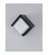 Max Outdoor Modern Wall Lamp Dark Grey ABS Clear White Acrylic LED 12W 1385Lm 3000K IP65-3