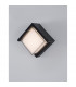 Max Outdoor Modern Wall Lamp Dark Grey ABS Clear White Acrylic LED 12W 1385Lm 3000K IP65-4