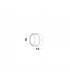 Max Outdoor Modern Wall Lamp Dark Grey ABS Clear White Acrylic LED 12W 1307Lm 3000K IP65-6