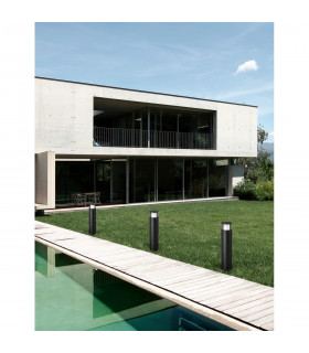 Agosto Outdoor Bollard Black Aluminium LED 6W 420Lm 3000K IP54-2