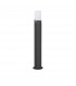 Pyro Outdoor Bollard Dark Grey Aluminium White Acrylic LED E27 IP54-1