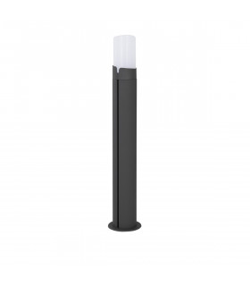 Pyro Outdoor Bollard Dark Grey Aluminium White Acrylic LED E27 IP54-1