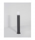Pyro Outdoor Bollard Dark Grey Aluminium White Acrylic LED E27 IP54-3