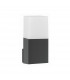 Stick Outdoor Modern Wall Lamp Dark Grey Aluminium White Acrylic LED E27 IP54-1