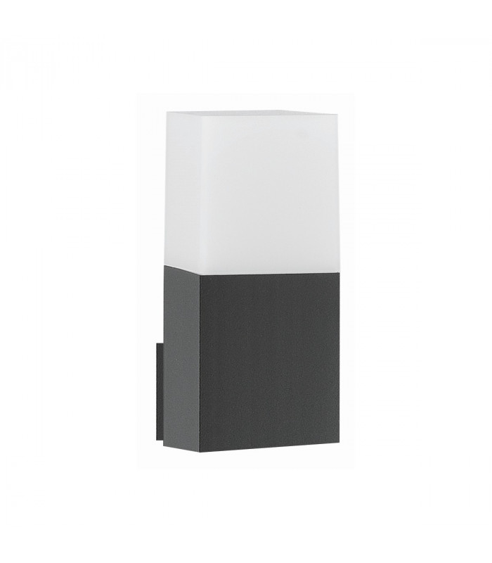 Stick Outdoor Modern Wall Lamp Dark Grey Aluminium White Acrylic LED E27 IP54-1