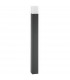 Stick Outdoor Bollard Dark Grey Aluminium White Acrylic LED E27 IP54-1
