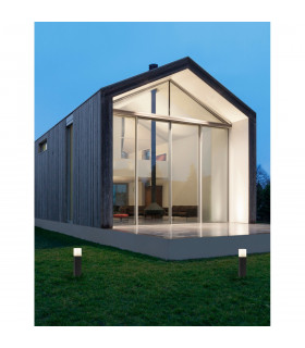 Stick Outdoor Pedestal Light Dark Grey Aluminium White Acrylic LED E27 IP54-2