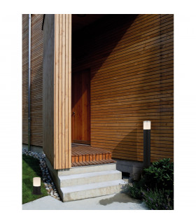 Noten Outdoor Bollard Sandy Black Aluminium 8W 937Lm 3000K IP65 -2